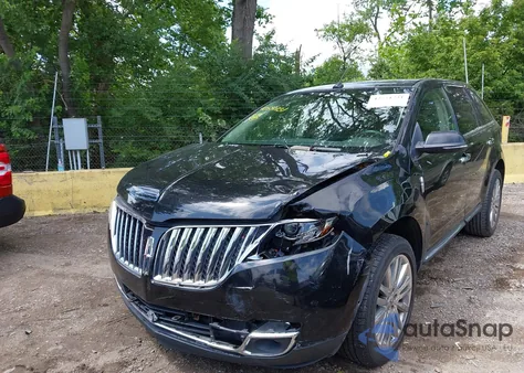 2012 Lincoln Mkx z USA, uszkodzony, nr VIN 2LMDJ6JKXCBL08622